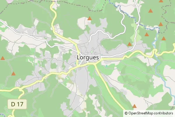 Mapa Lorgues