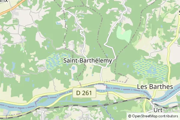 Mapa Saint-Barthélemy