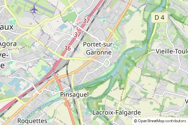 Mapa Portet-sur-Garonne