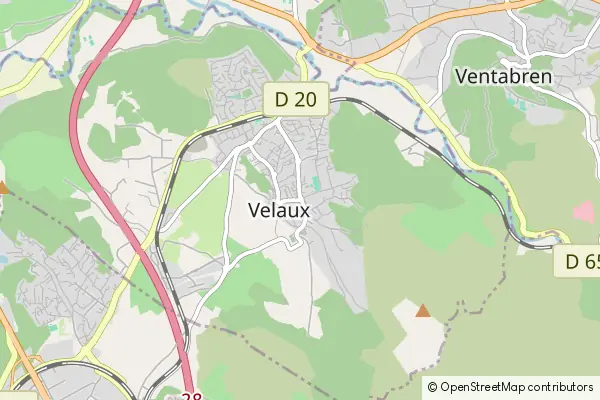 Mapa Velaux