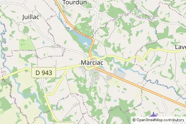 Mapa Marciac