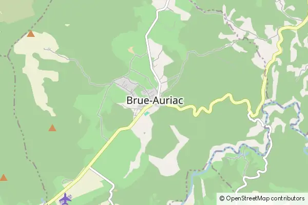 Mapa Brue-Auriac