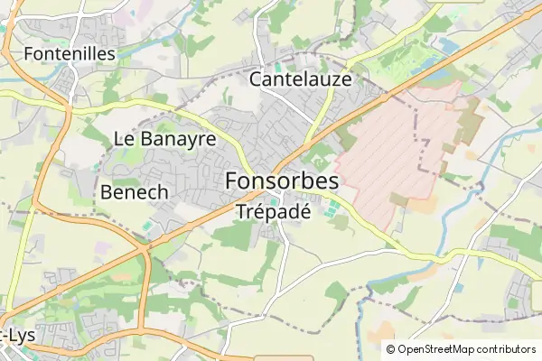 Mapa Fonsorbes