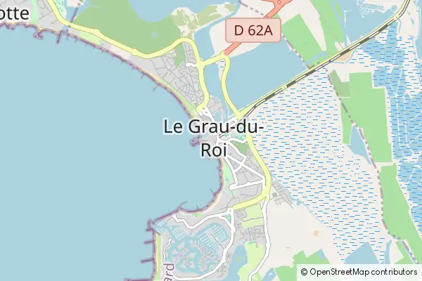 Mapa Le Grau-du-Roi