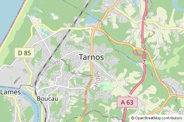 Mapa Tarnos