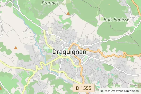 Mapa Draguignan