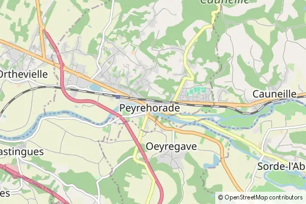 Mapa Peyrehorade