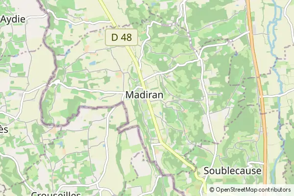 Mapa Madiran