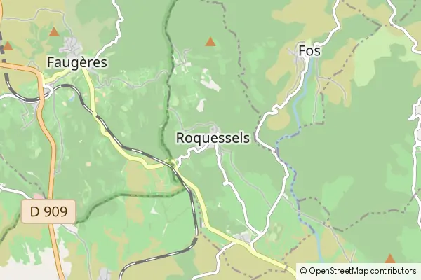 Mapa Roquessels