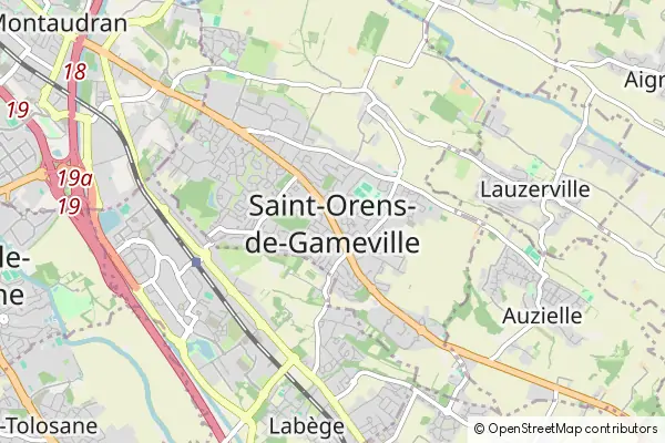 Mapa Saint-Orens-de-Gameville