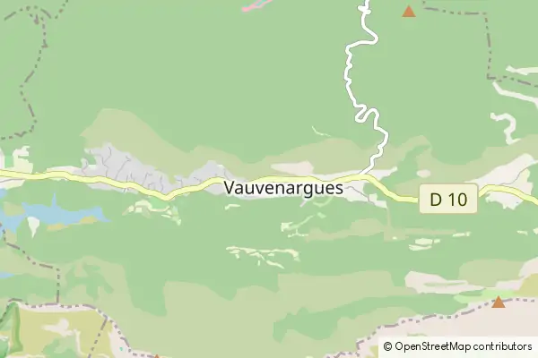 Mapa Vauvenargues