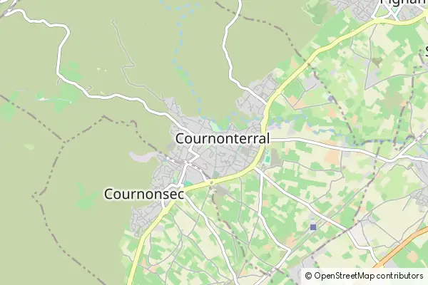 Mapa Cournonterral