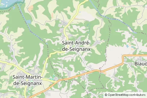 Mapa Saint Andre de Seignanx