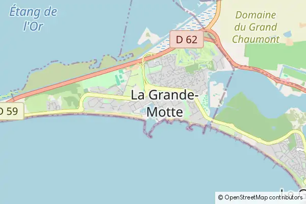 Mapa La Grande-Motte