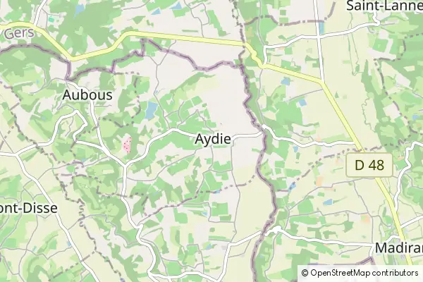 Mapa Aydie