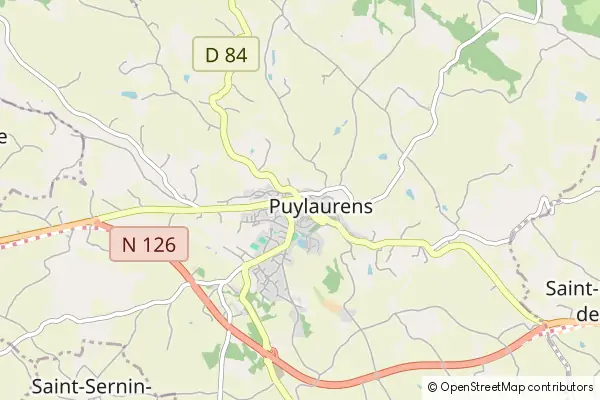 Mapa Puylaurens