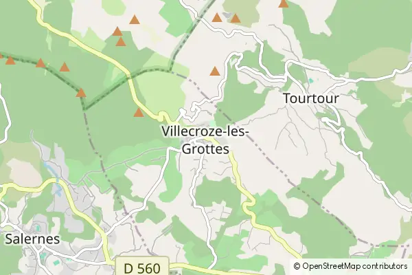 Mapa Villecroze