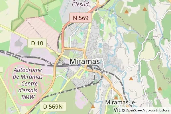 Mapa Miramas