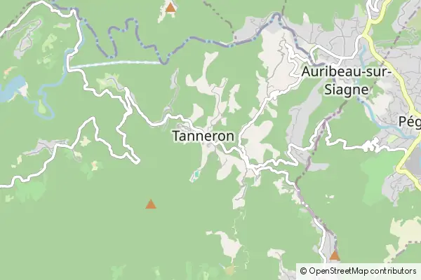 Mapa Tanneron