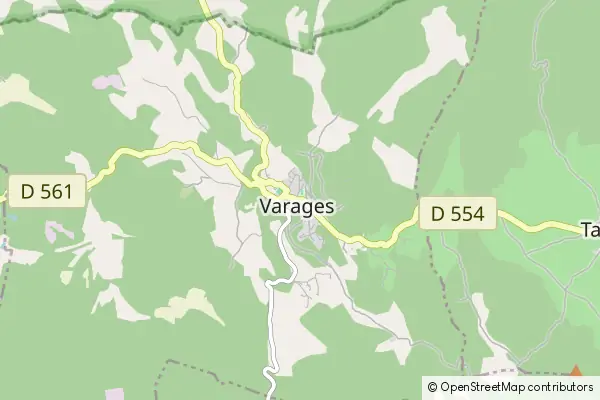 Mapa Varages