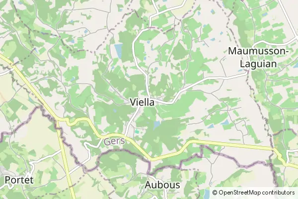 Mapa Viella