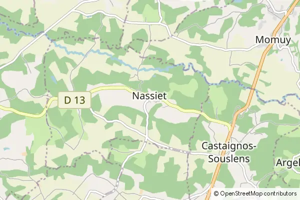 Mapa Nassiet