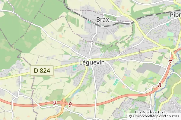 Mapa Léguevin