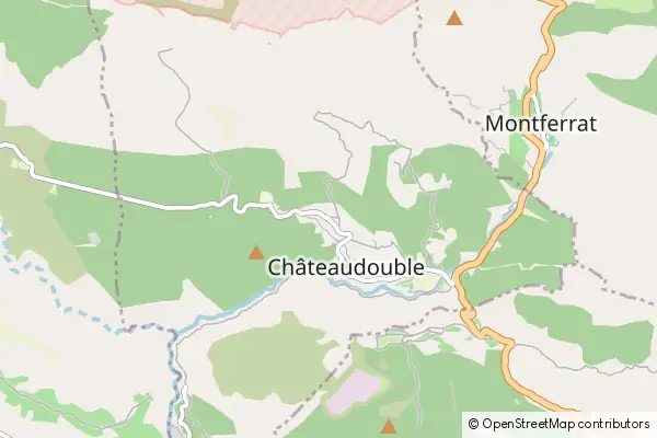 Mapa Châteaudouble