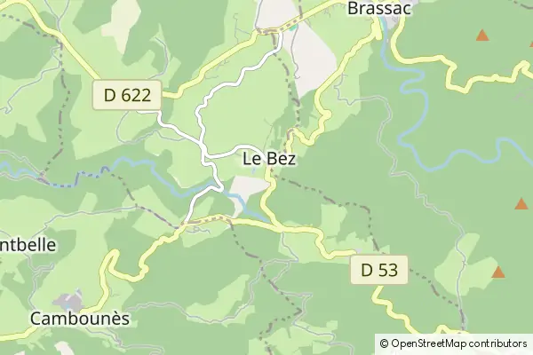 Mapa Le Bez