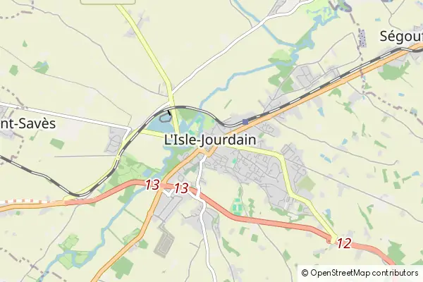 Mapa L'Isle-Jourdain