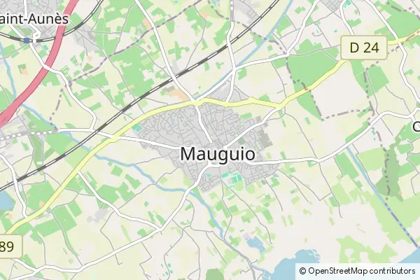 Mapa Mauguio