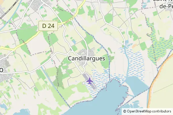 Mapa Candillargues