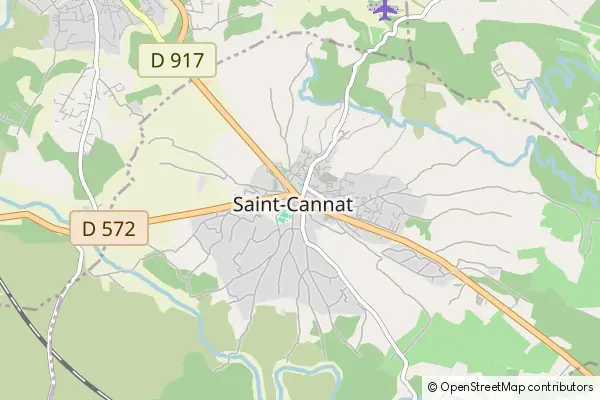 Mapa Saint-Cannat