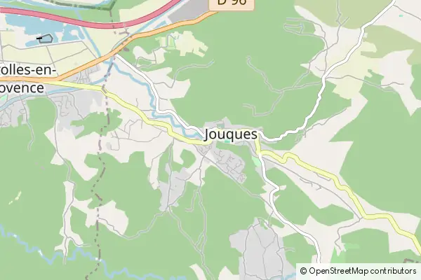 Mapa Jouques