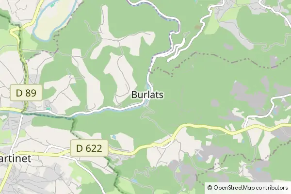 Mapa Burlats