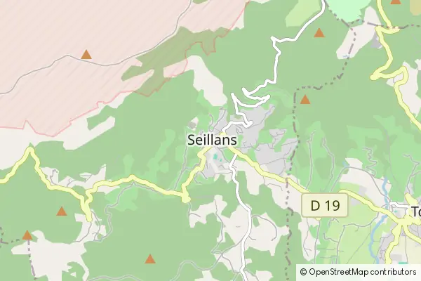 Mapa Seillans