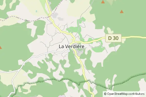 Mapa La Verdière