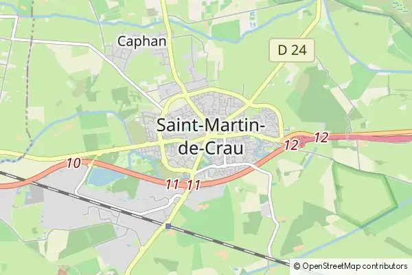 Mapa Saint-Martin-de-Crau