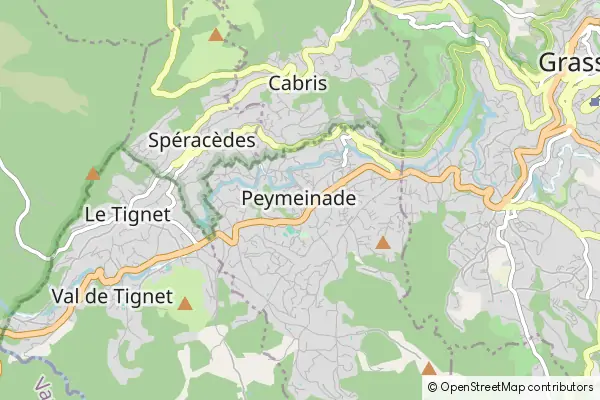 Mapa Peymeinade