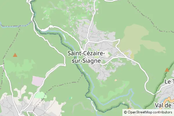 Mapa Saint-Cézaire-sur-Siagne