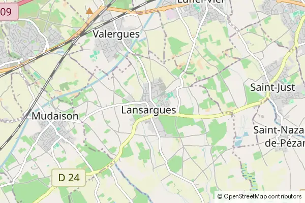 Mapa Lansargues