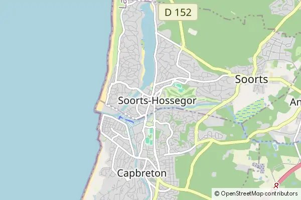 Mapa Hossegor