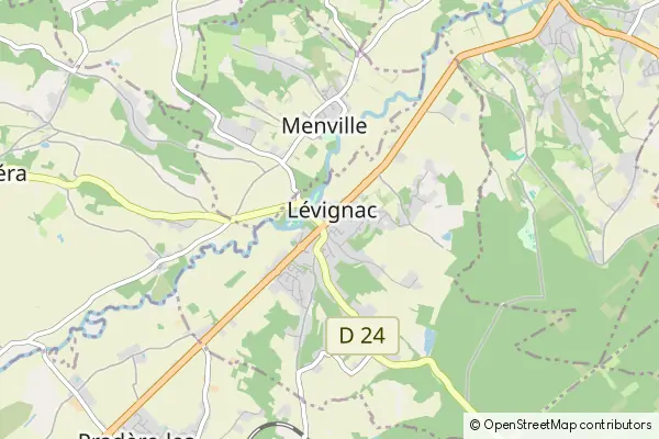 Mapa Lévignac