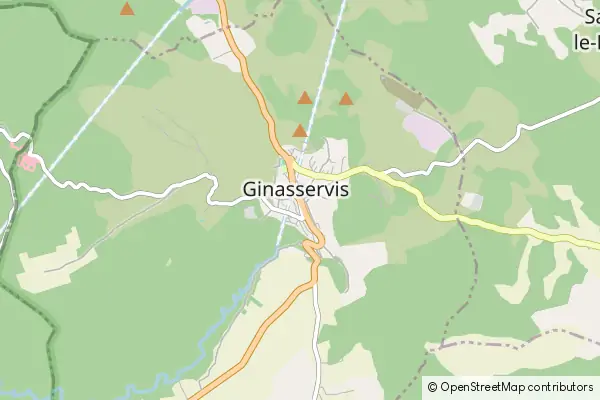 Mapa Ginasservis