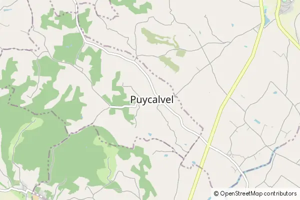 Mapa Puycalvel