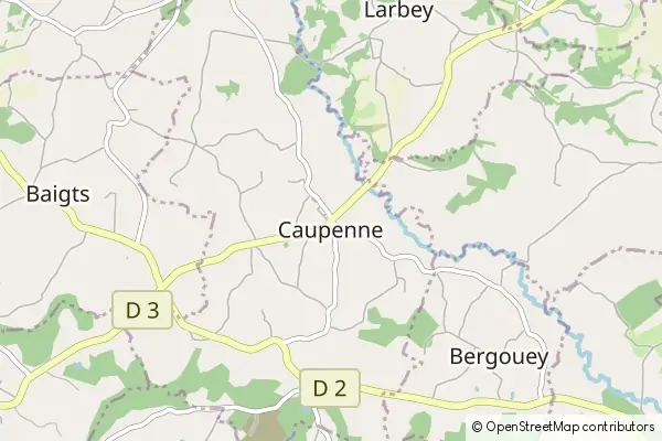 Mapa Caupenne