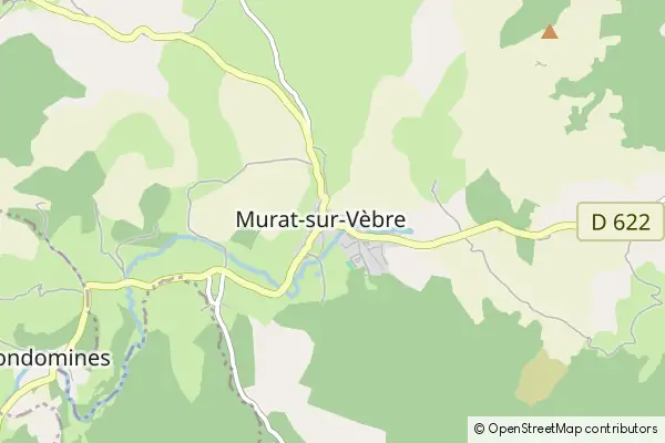 Mapa Murat-sur-Vèbre