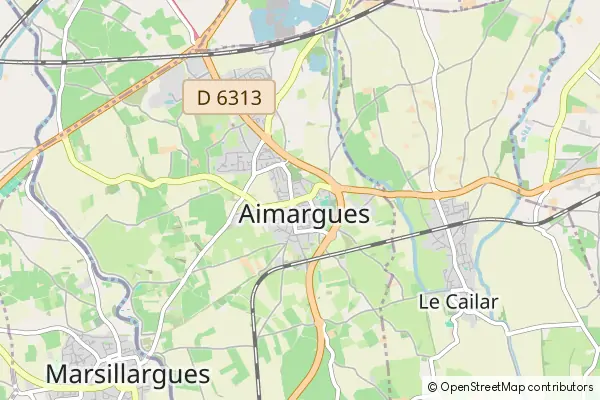 Mapa Aimargues