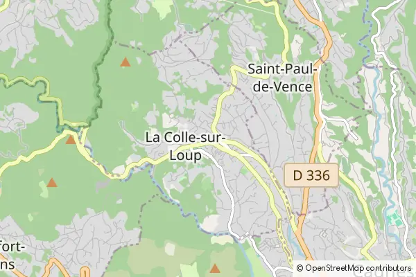 Mapa La Colle sur Loup