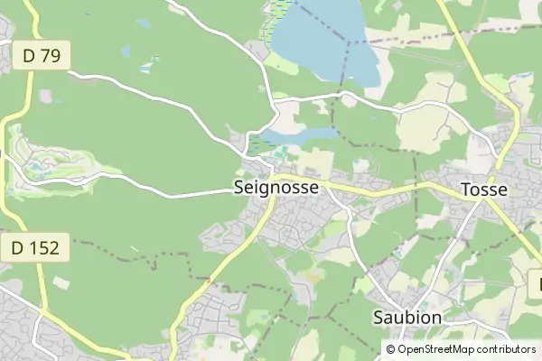 Mapa Seignosse